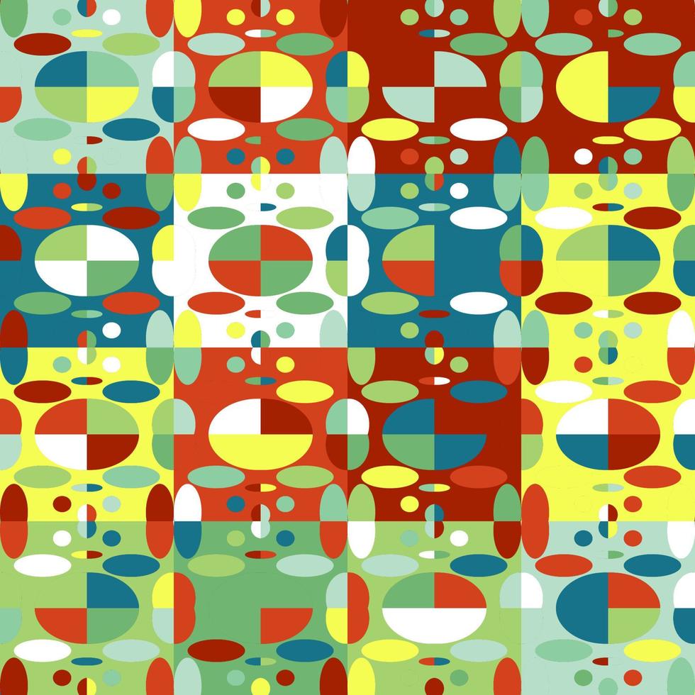 Vector abstract colorful seamless pattern.