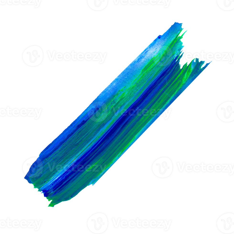 repor målarpensel för designelement. abstrakt stroke målning blanda akryl färg färg png