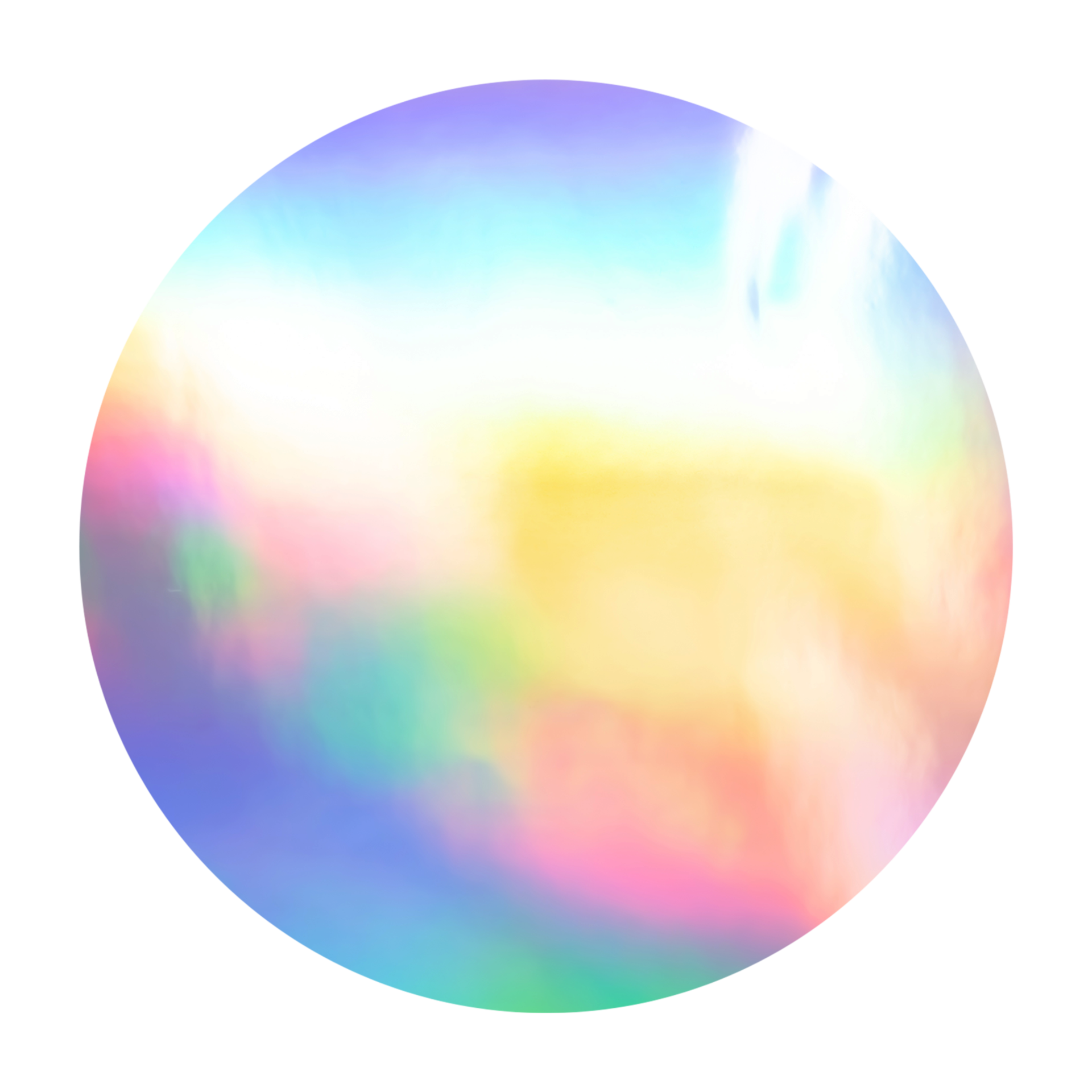 adesivo holográfico de folha de arco-íris para marca de qualidade