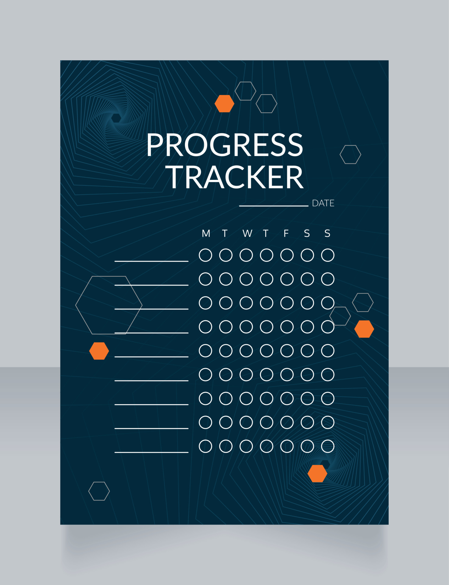 Goal progress tracker template at vanbronsonblog blog