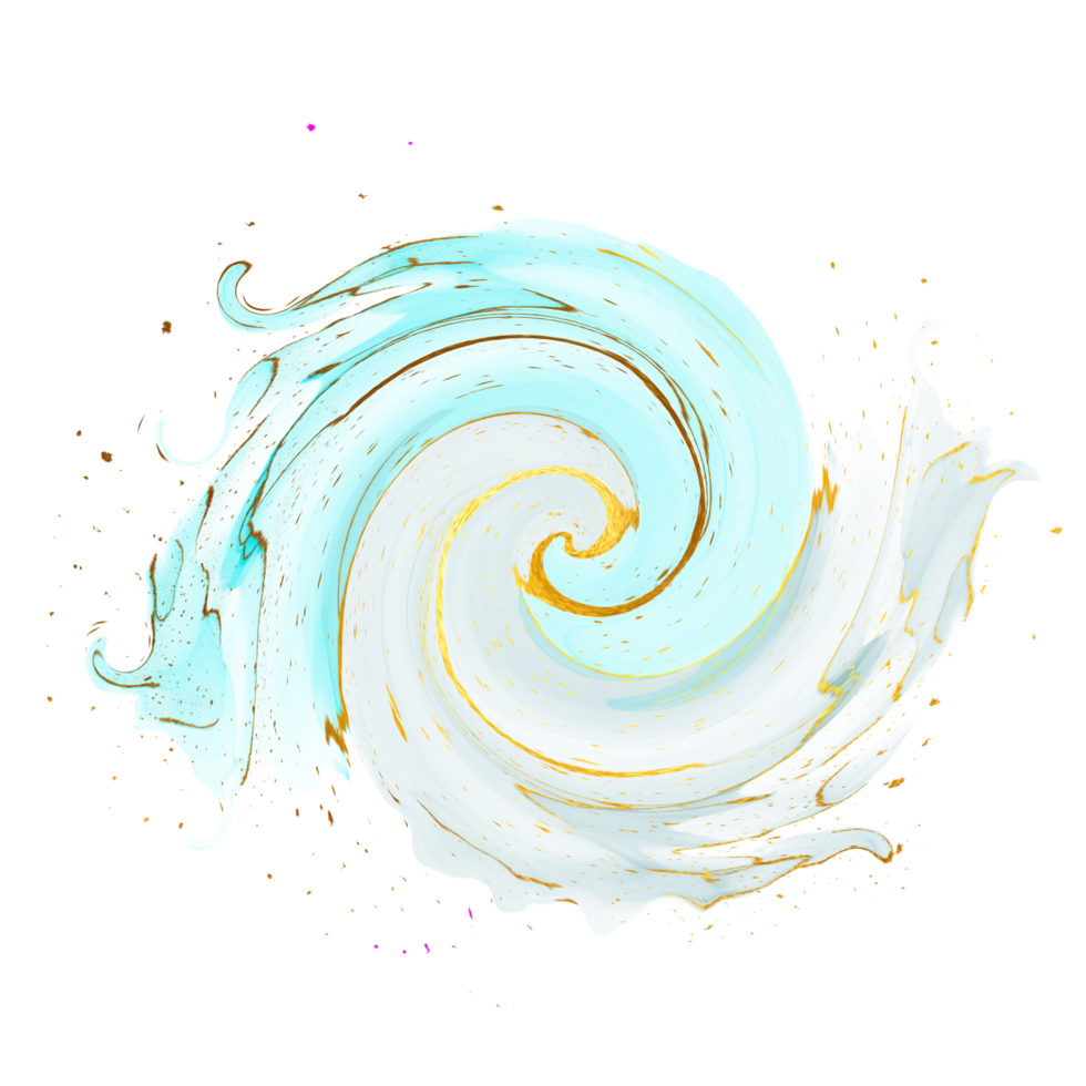 Natural luxury abstract fluid art painting in alcohol ink technique. Tender and dreamy wallpaper. Mixture of colors creating transparent waves and golden swirls. For posters, other printed materials png