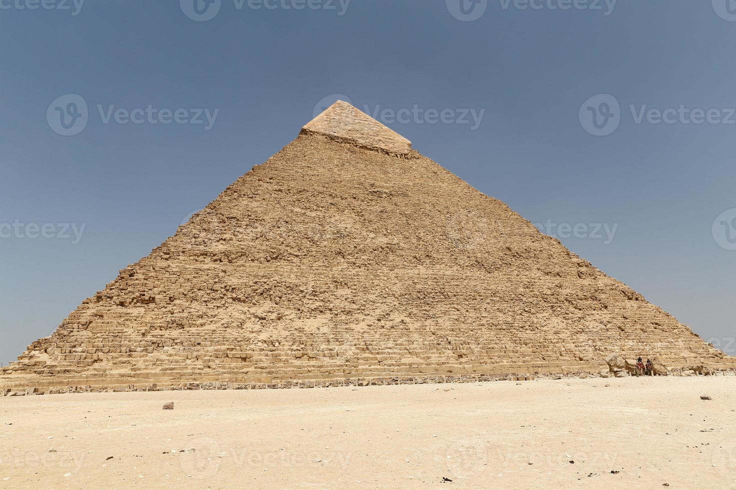 Pyramid of Khafre in Giza Pyramid Complex, Cairo, Egypt photo