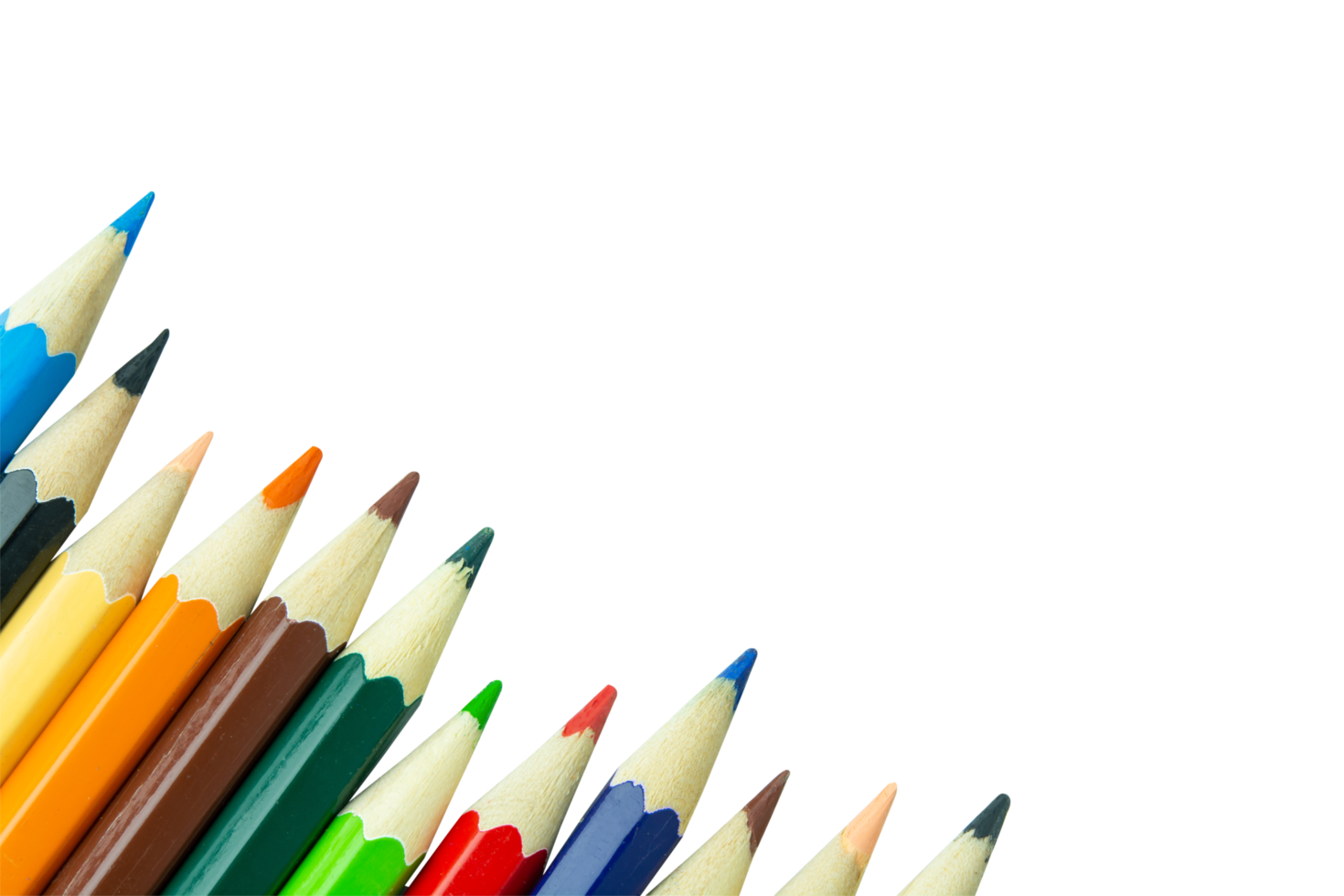 crayons de couleur, crayons de couleur png