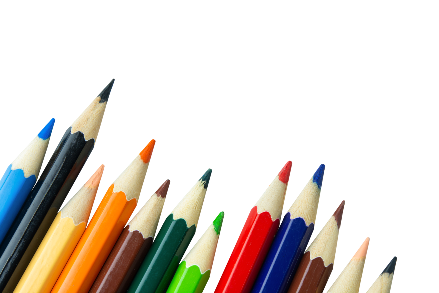 crayons de couleur, crayons de couleur png