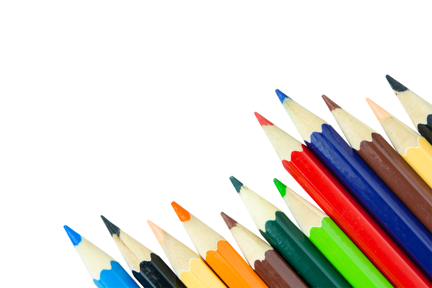 crayons de couleur, crayons de couleur png