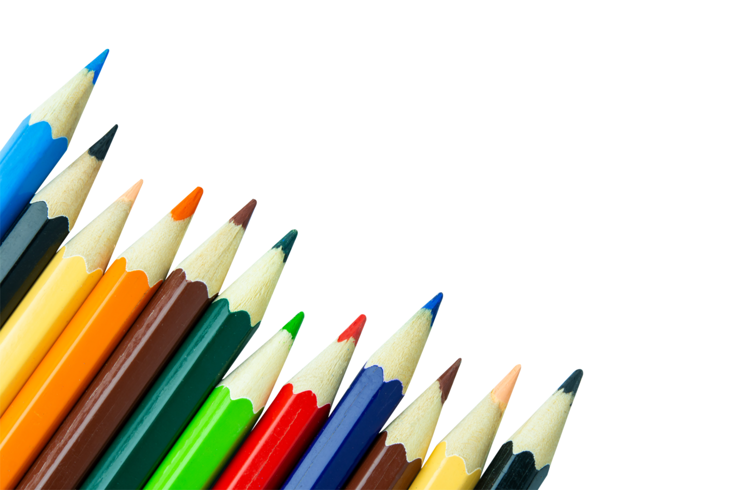 crayons de couleur, crayons de couleur png