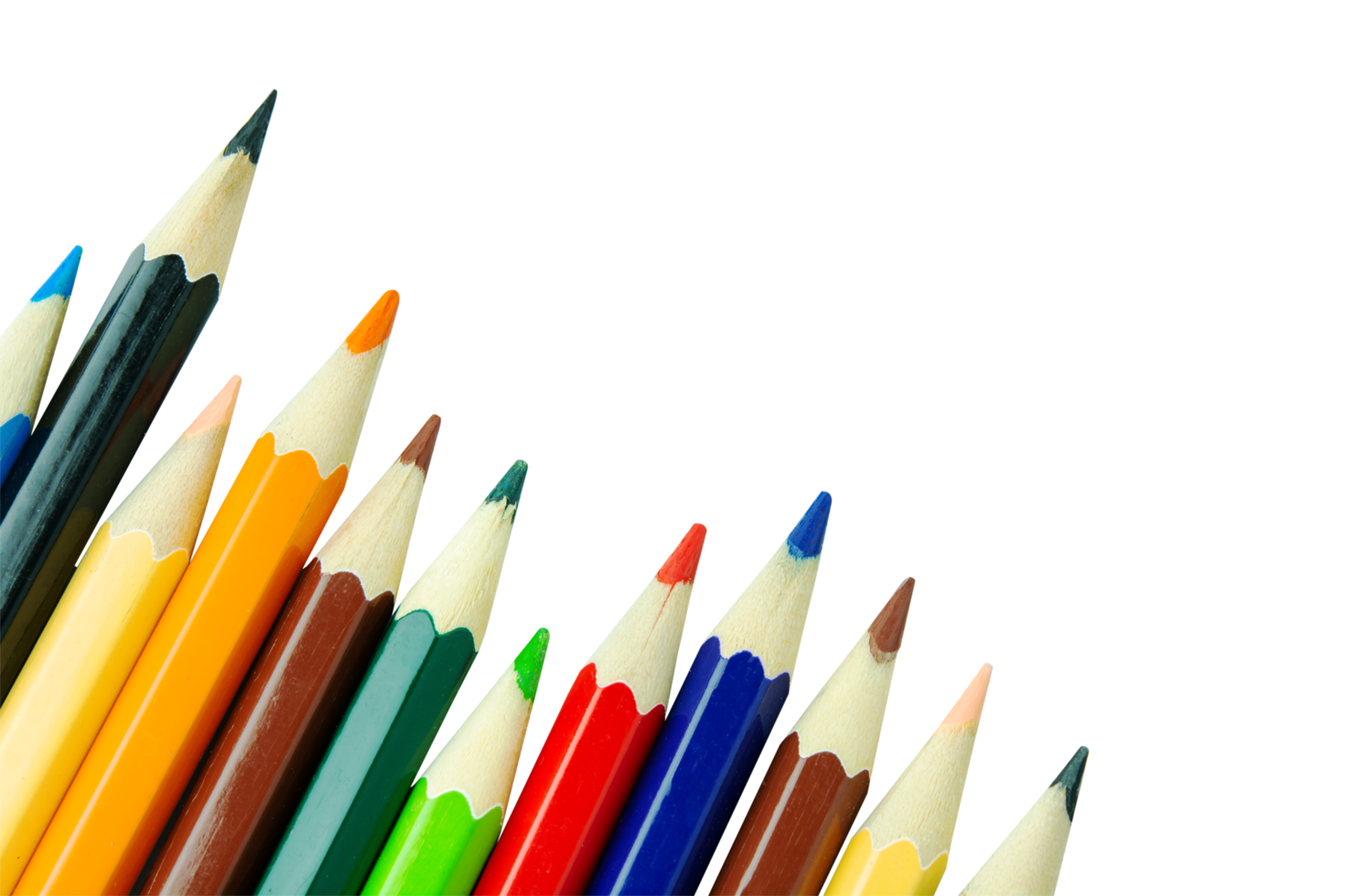 crayons de couleur, crayons de couleur png