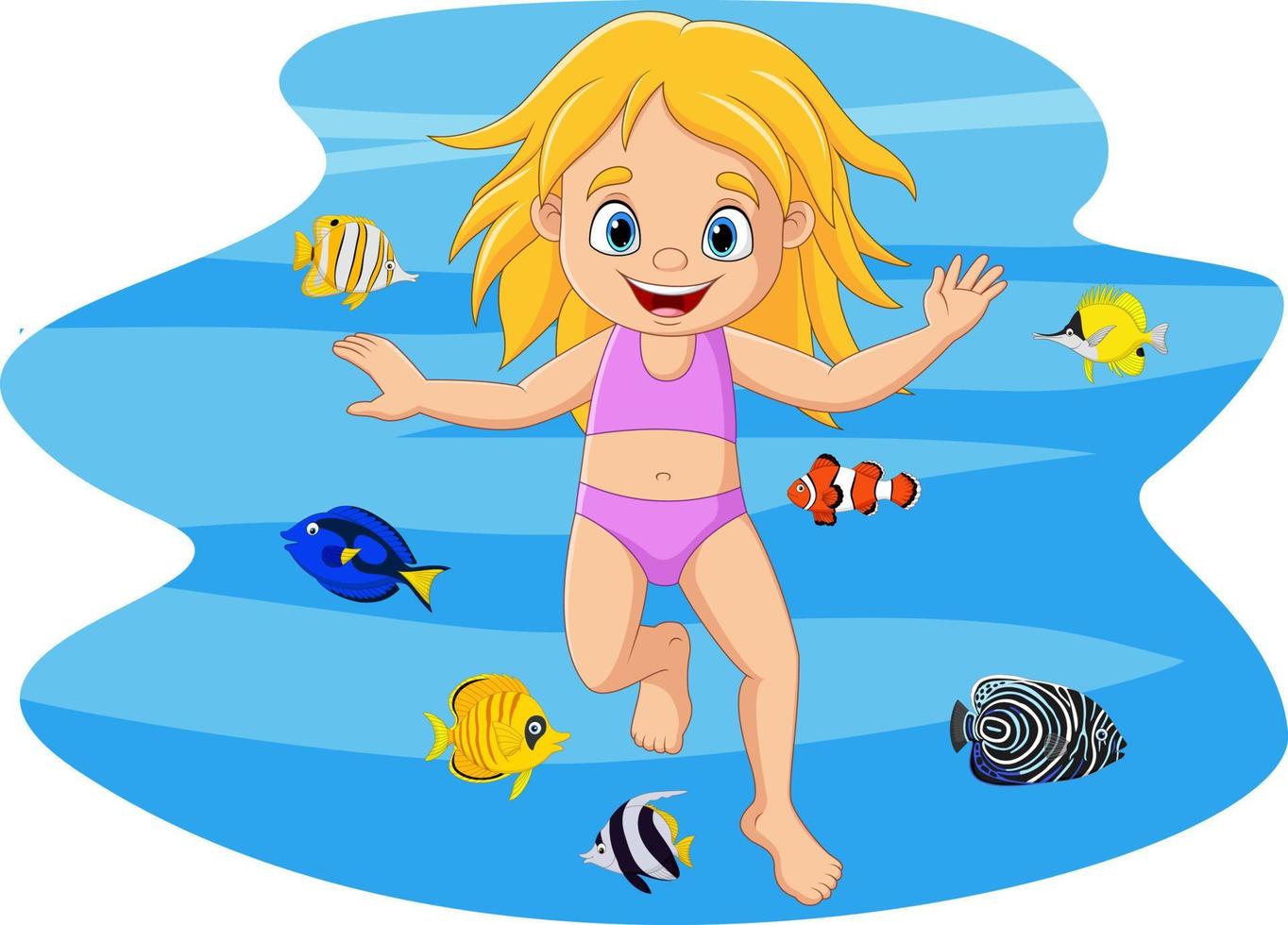 niña de dibujos animados nadando bajo el agua con peces tropicales 9339974 Vector en Vecteezy niña de dibujos animados nadando bajo el agua con peces tropicales 9339974 Vector en Vecteezy