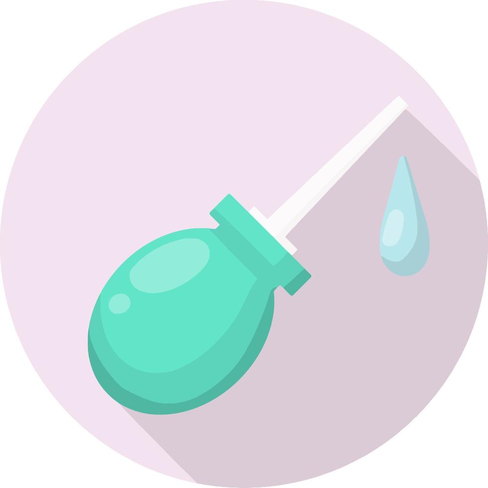 Enema. Medical colonic. vector