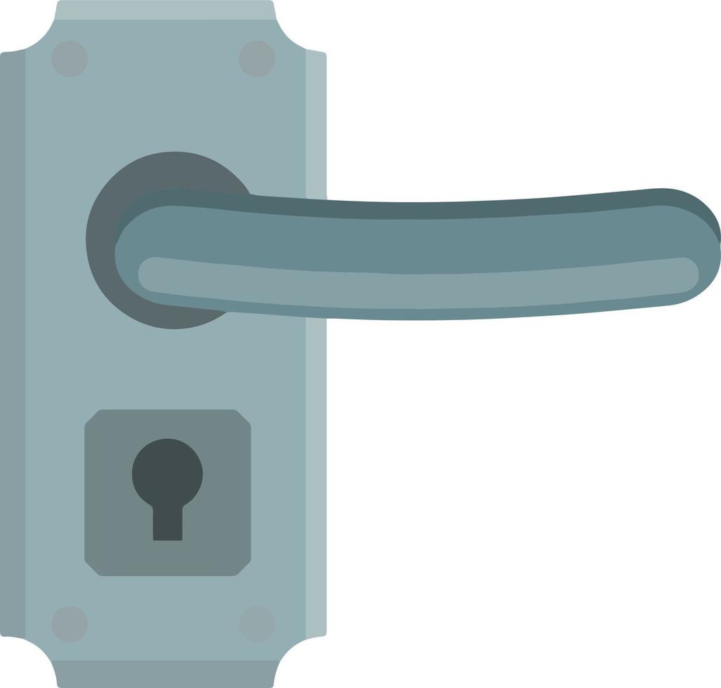 Door handle. Doorway and entrance vector