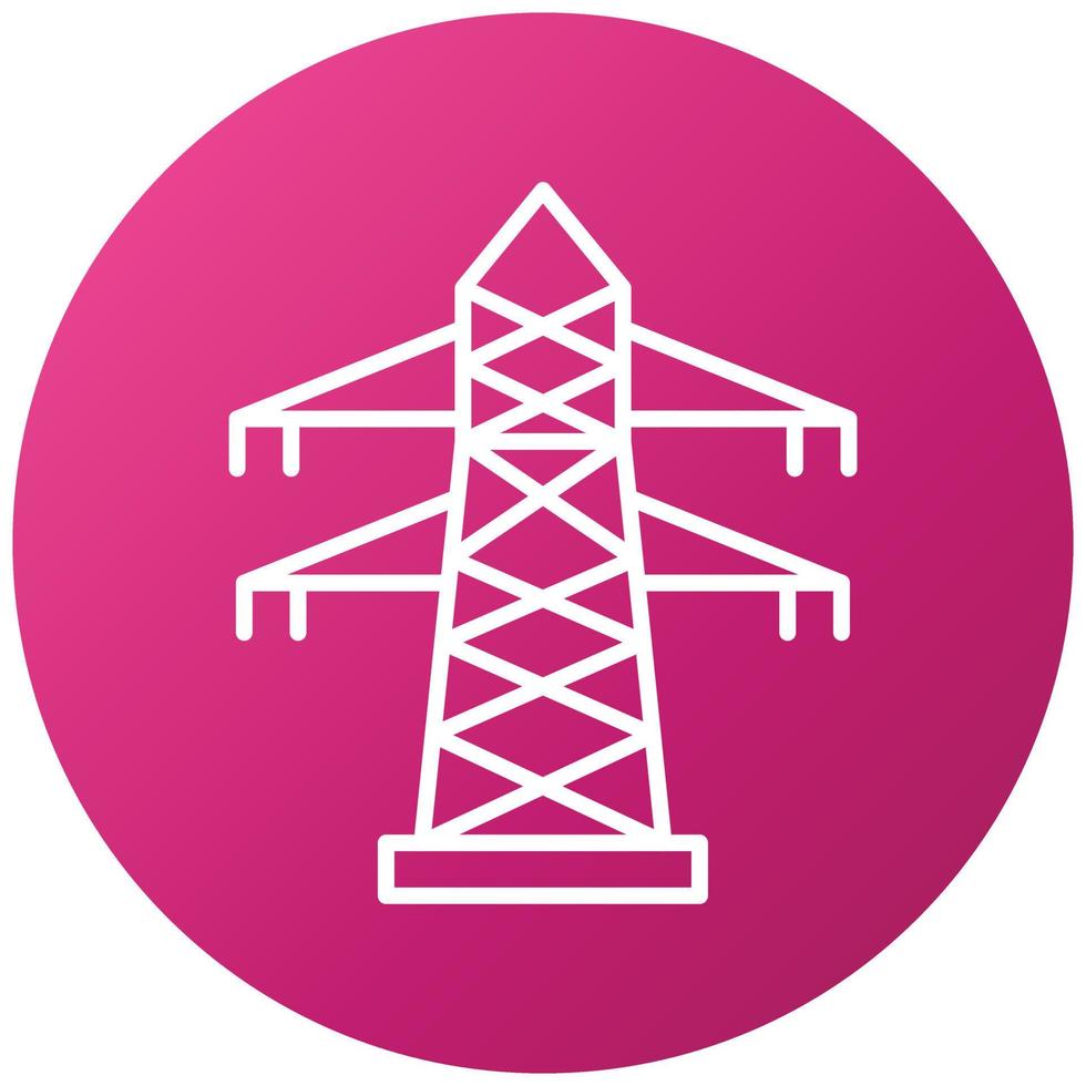 Transmission Tower Icon Style vector