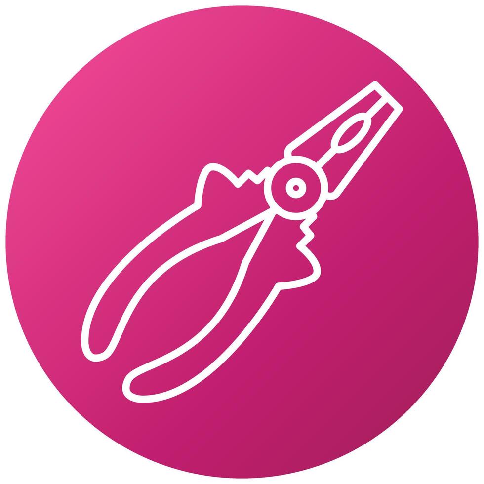 Pliers Icon Style vector