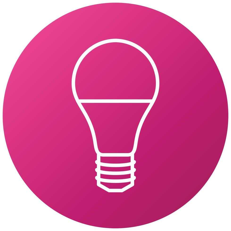 Led Lamp Icon Style vector