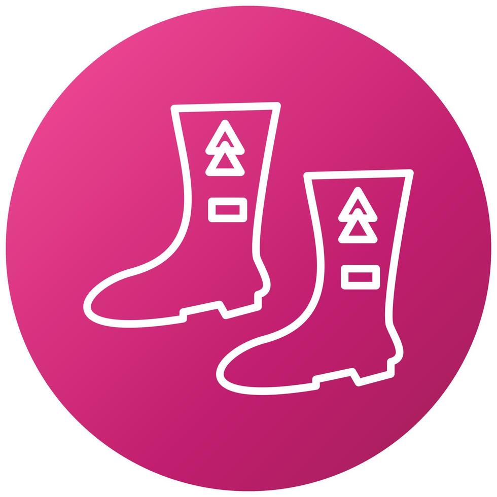 Electrician Boots Icon Style vector