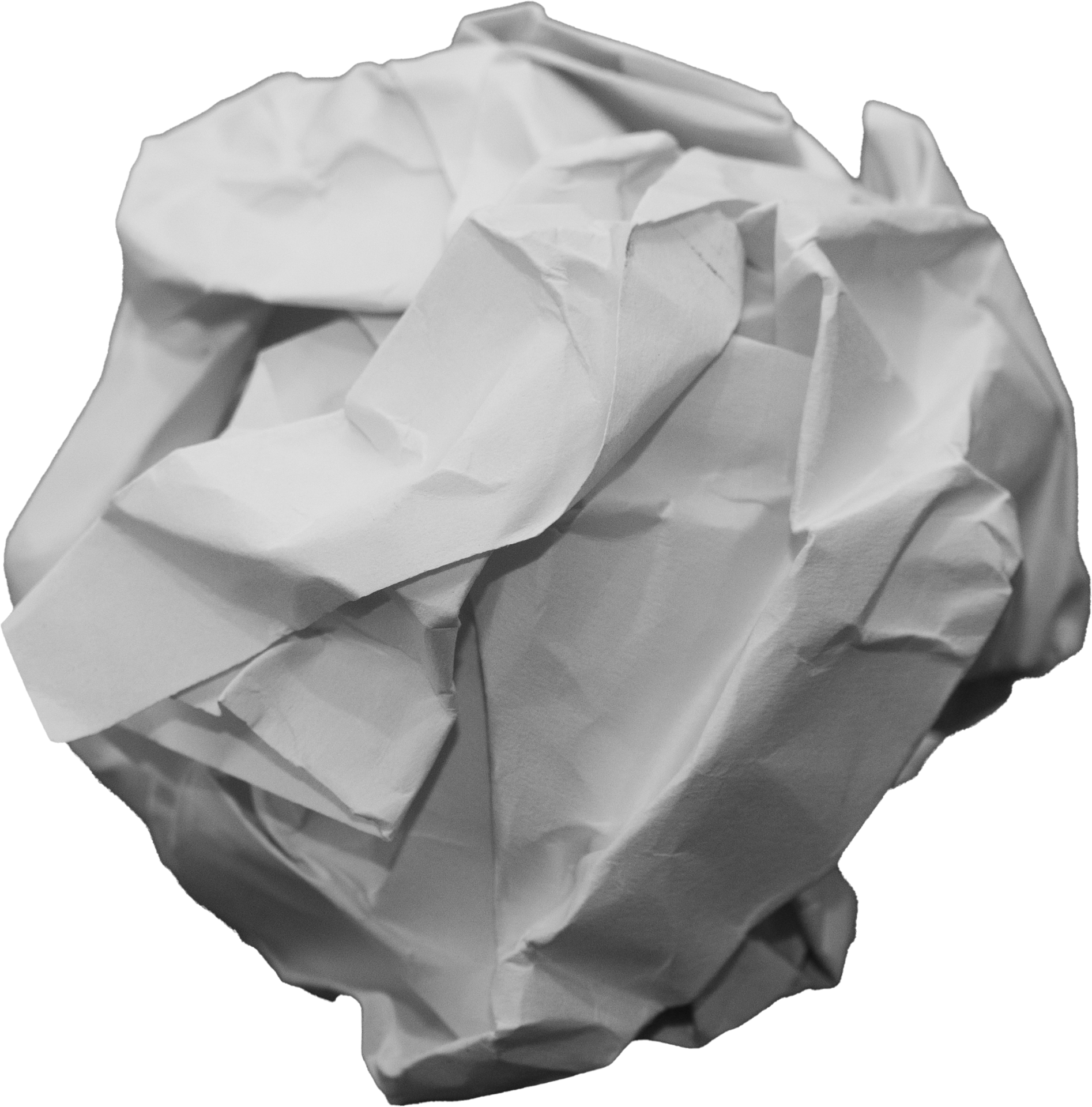 White crumpled paper balls for design element 9340337 PNG