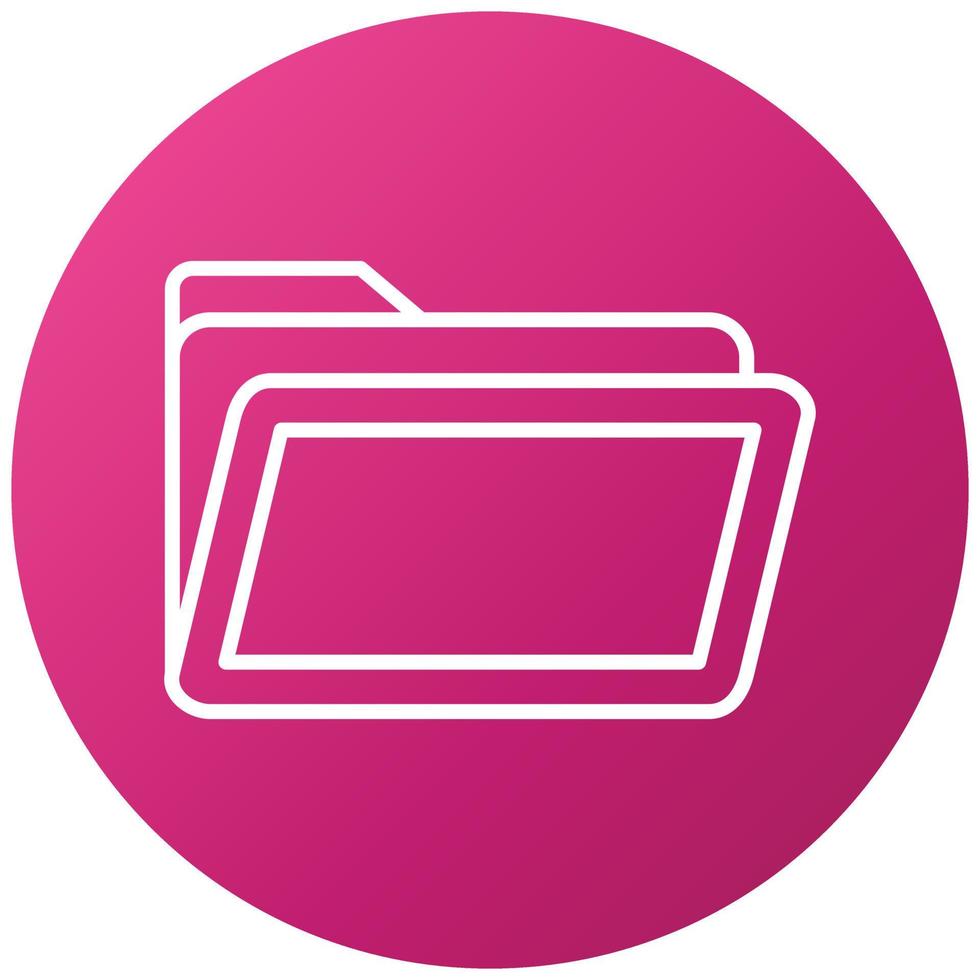 Folders Icon Style vector