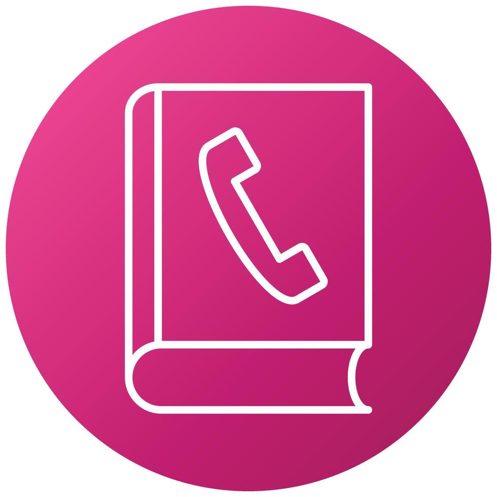 Phonebook Icon Style vector