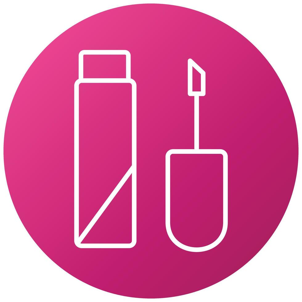 Lip Gloss Icon Style vector