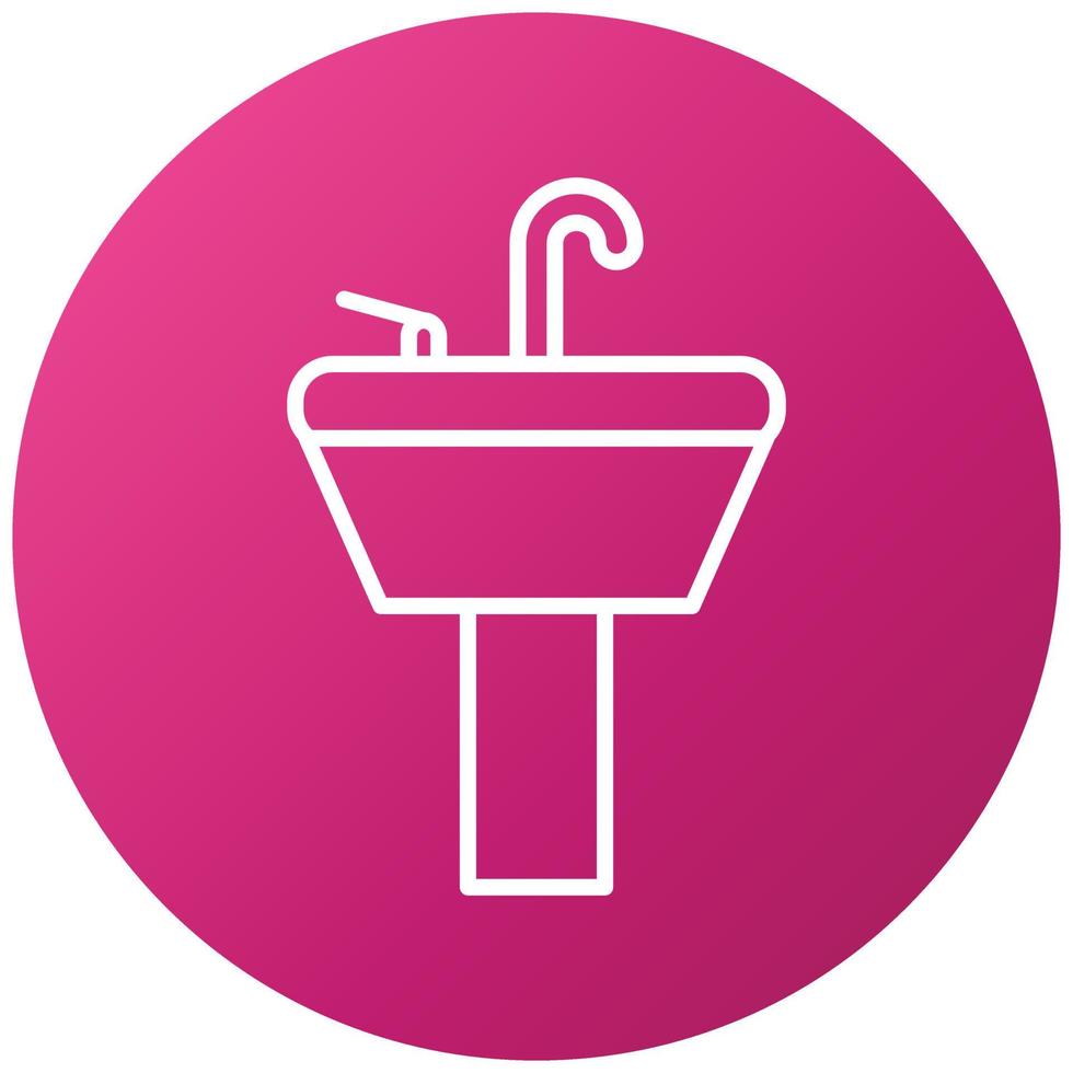 Sink Icon Style vector