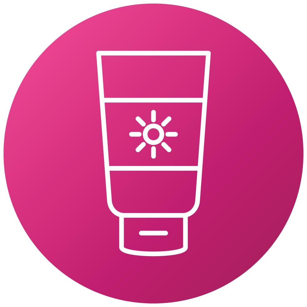 Suncream Icon Style vector