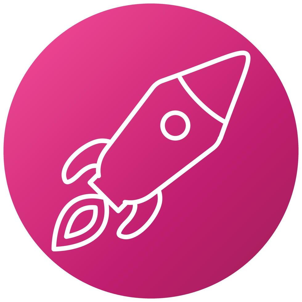 Rocket Icon Style vector