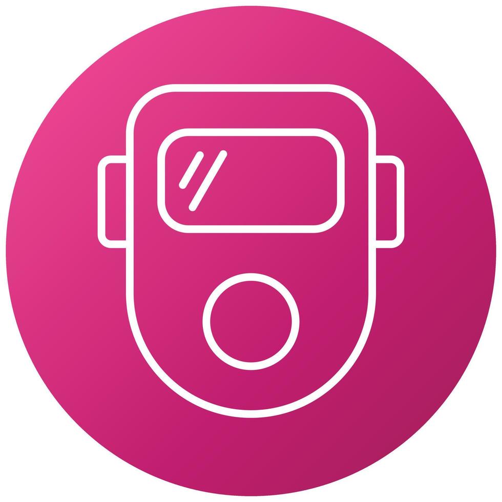 Welding Mask Icon Style vector
