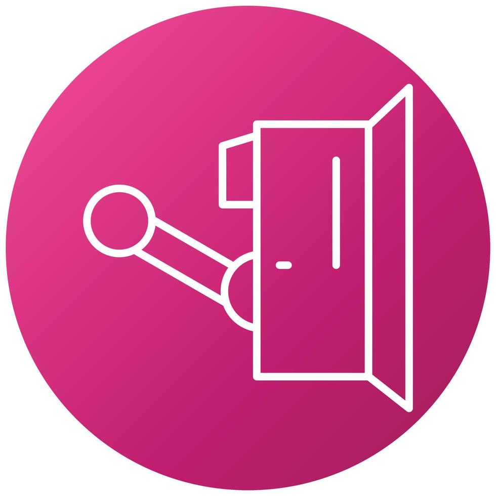 Disconnect Switch Icon Style vector