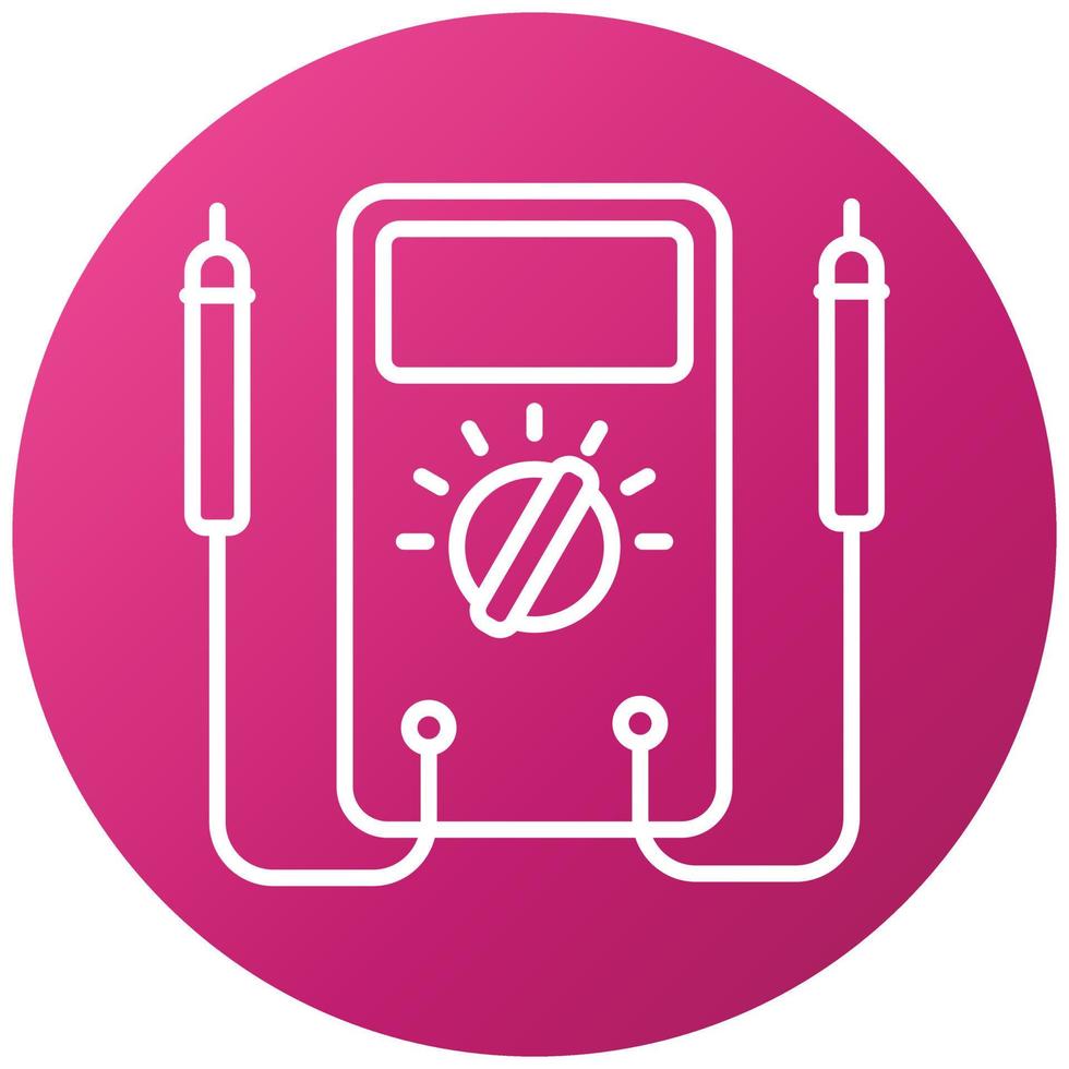 Multimeter Icon Style vector