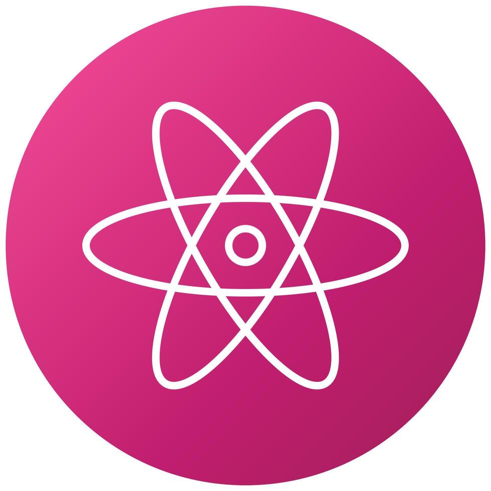 Atom Icon Style vector