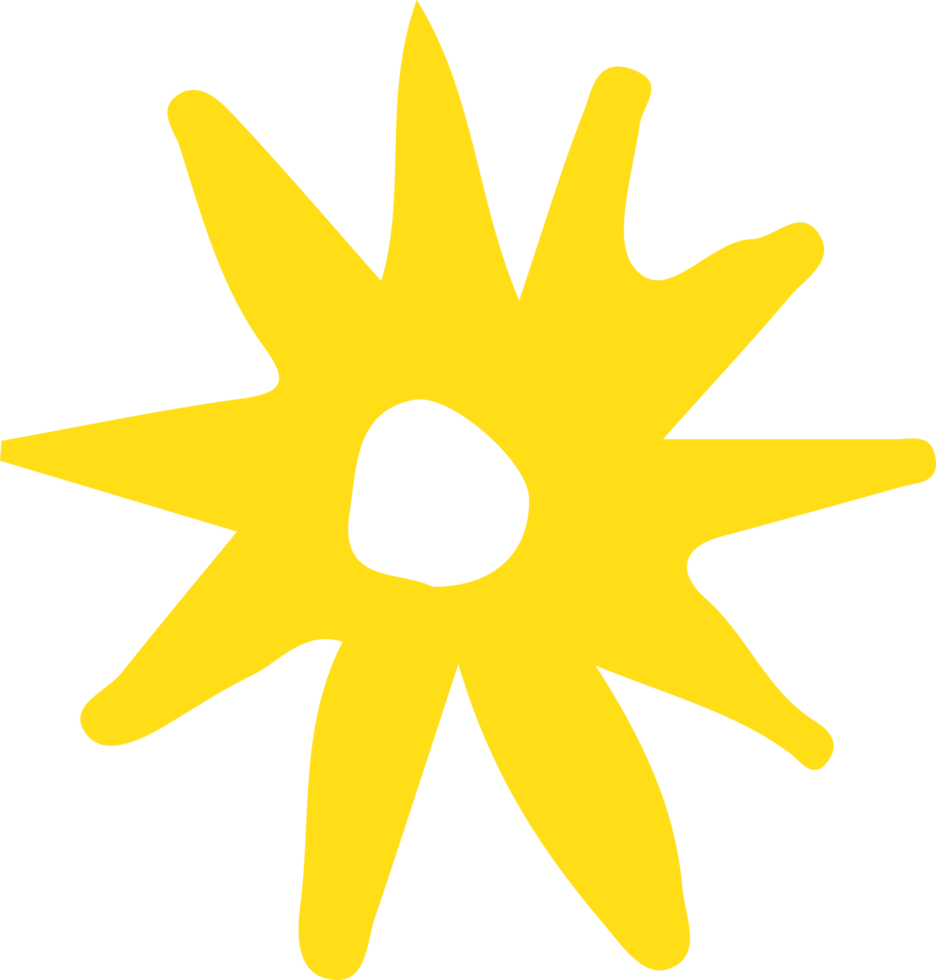 diseño de símbolo de signo de icono de estrella dibujado a mano png