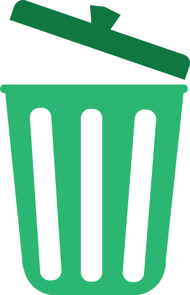 trash bin icon sign design png