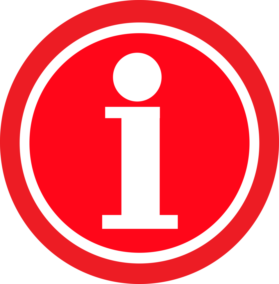 Information icon symbol sign design png