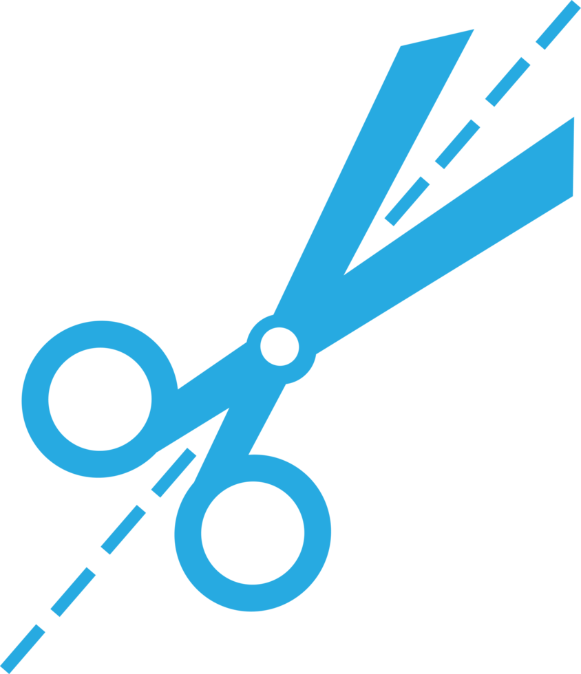 Scissors icon symbol sign design png