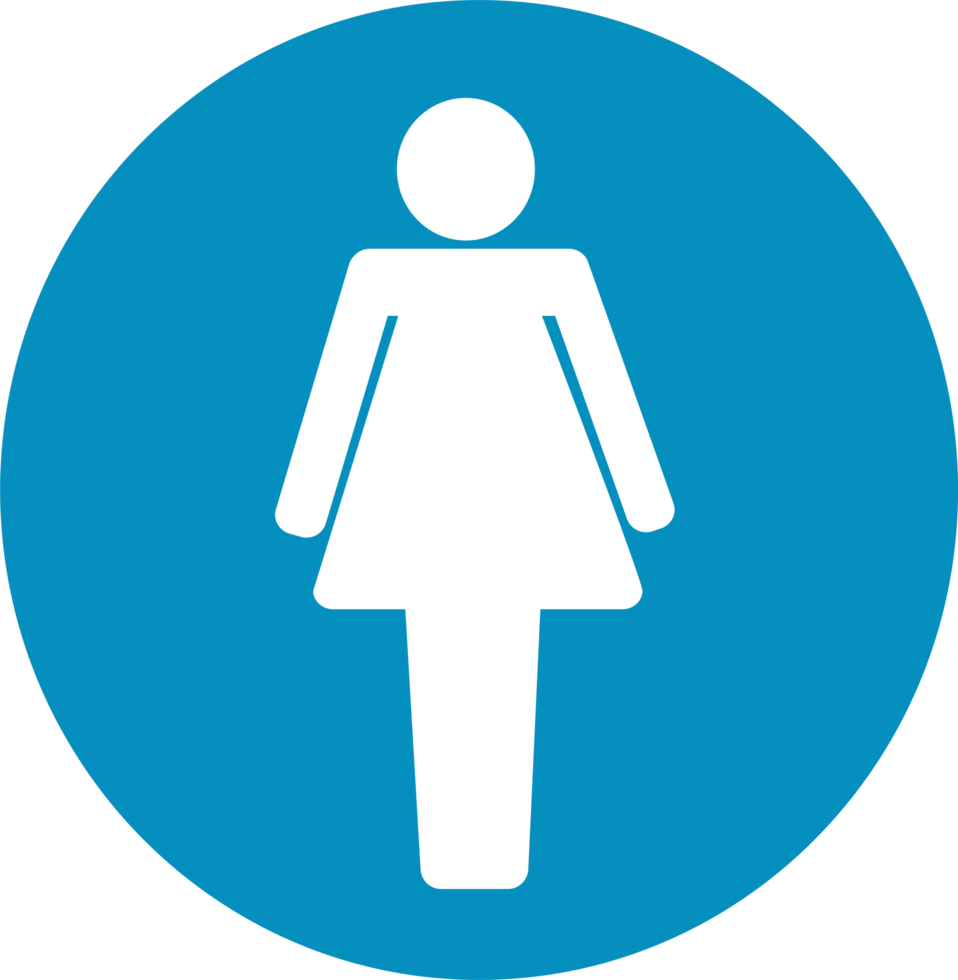 Restroom Symbol Male and Female  Icon png