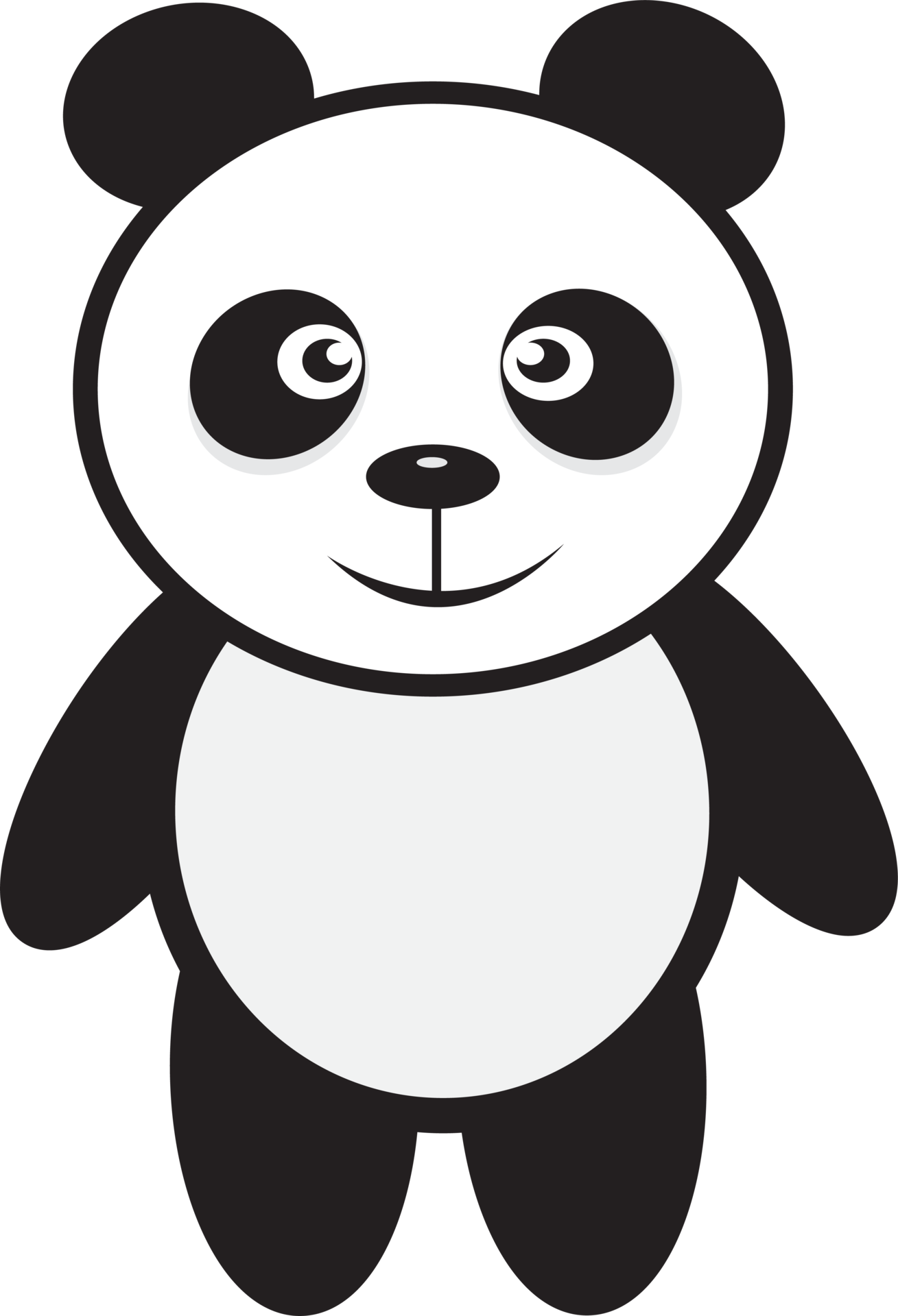 Free Panda cartoon character sign design 9341237 PNG with Transparent  Background