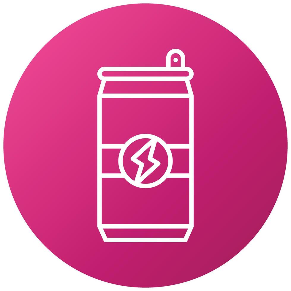 Energy Drink Icon Style vector