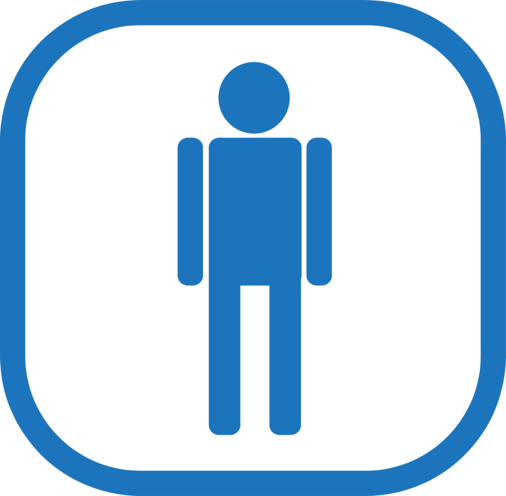 symbole des toilettes icône mâle et femelle png