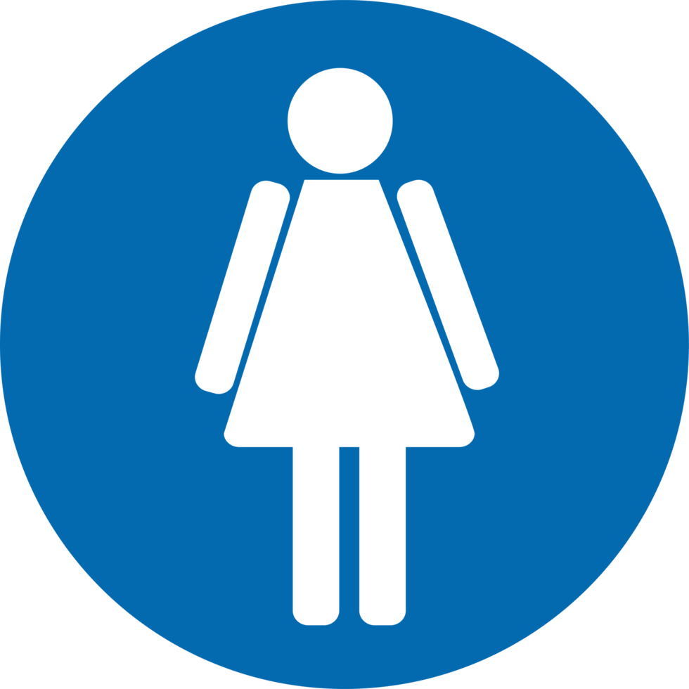 Restroom Symbol Male and Female  Icon png