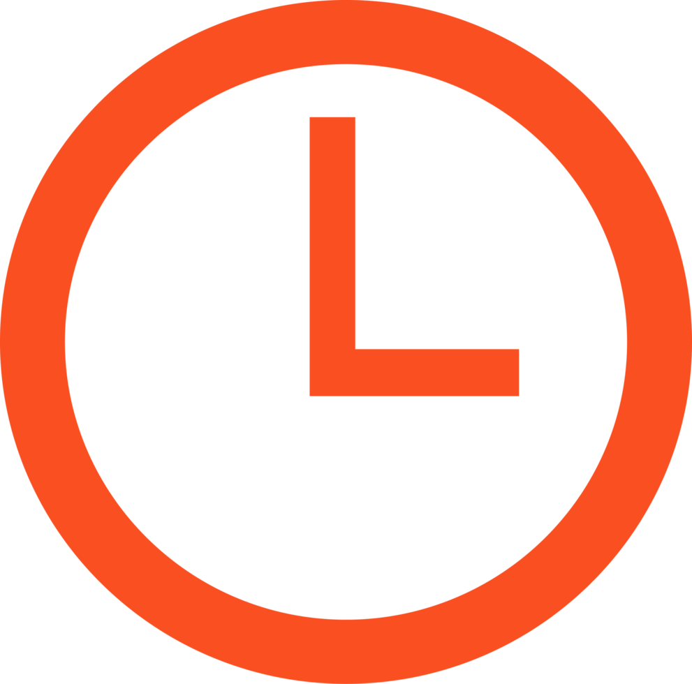 Time Clock icon sign design png