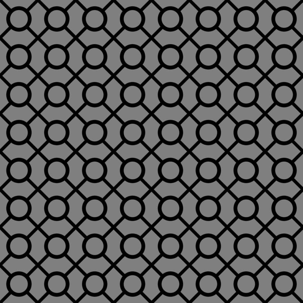 black white geometric floral pattern vector
