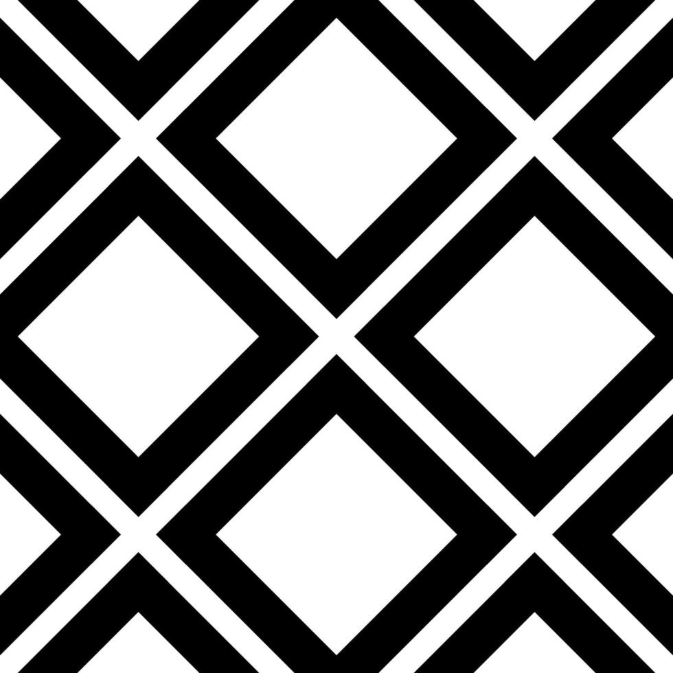 patrón floral geométrico blanco negro vector