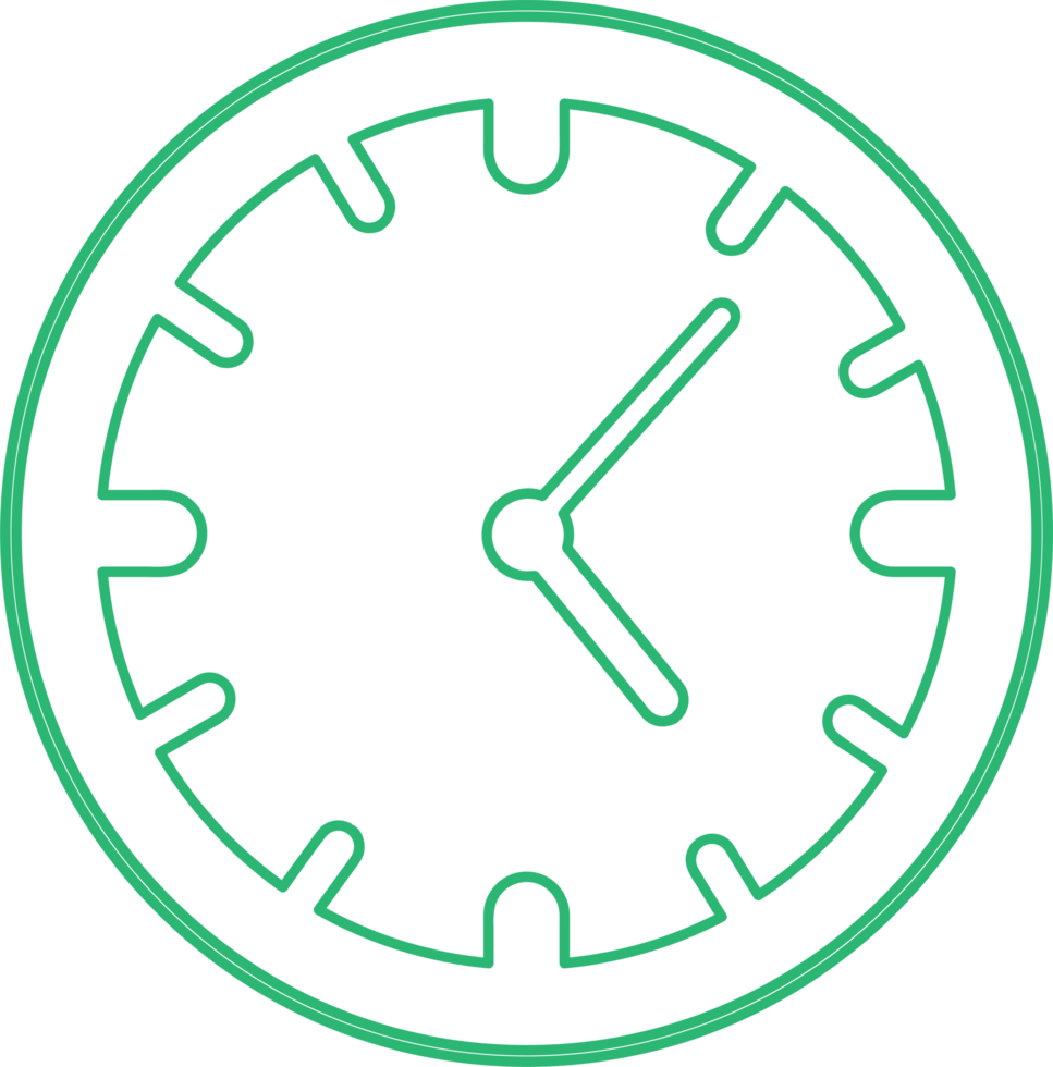 Time Clock icon sign design png