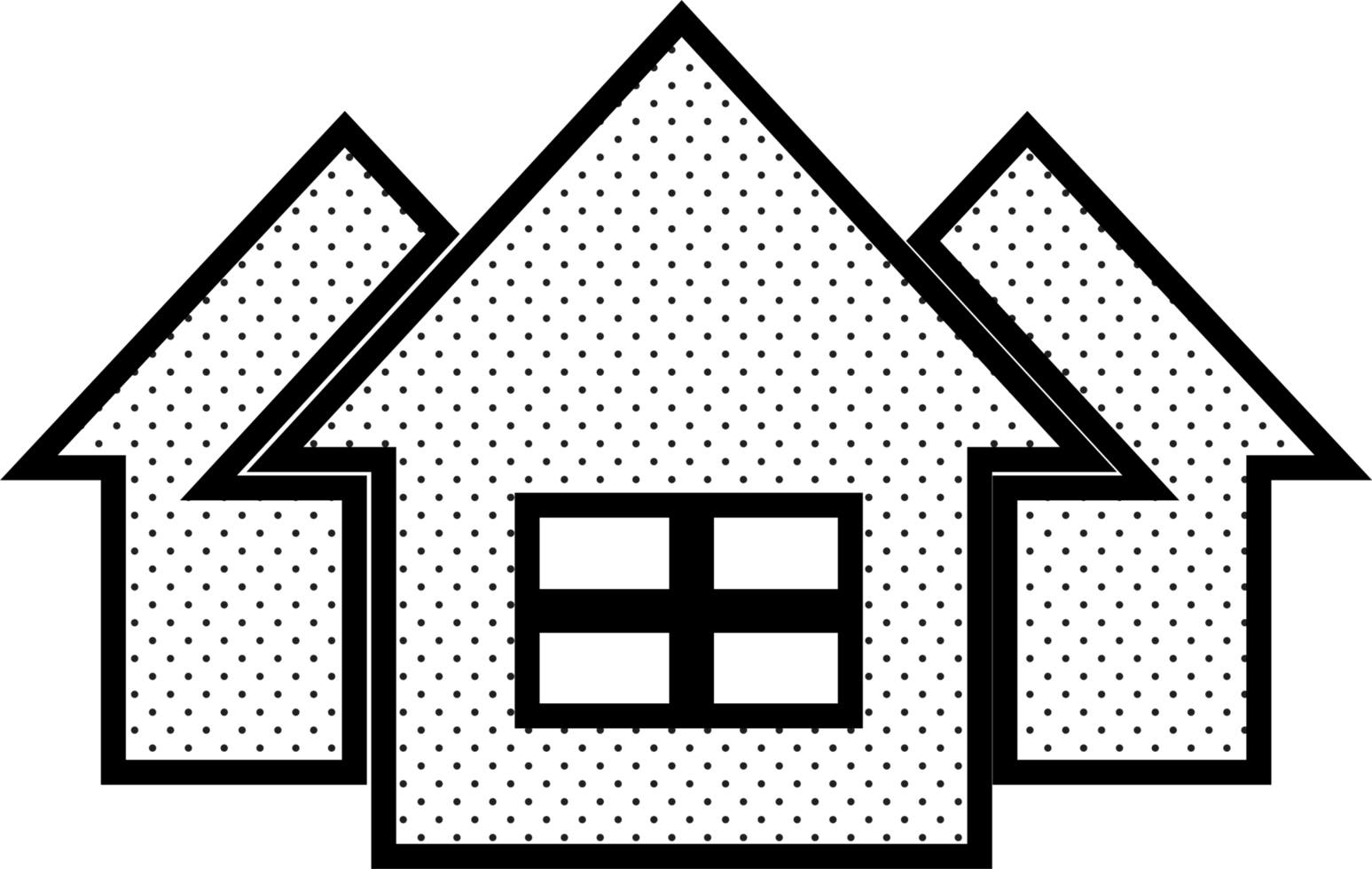 symbole de maison simple et signe d'icône de maison png