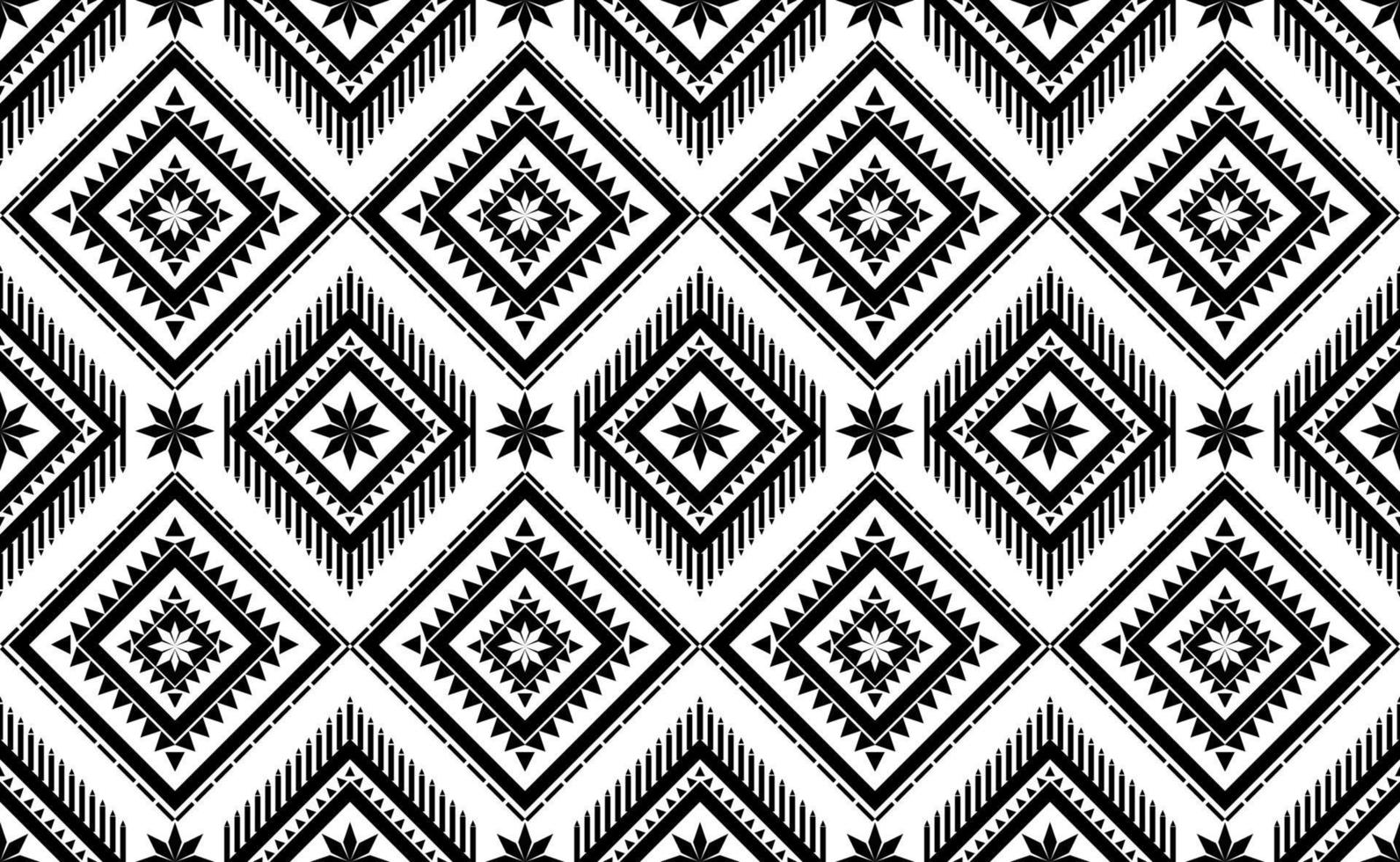 Ethnic geometric seamless pattern. native traditional Design for background,carpet,wallpaper,clothing,wrapping,batic,fabric,vector illustraion.embroidery style. vector