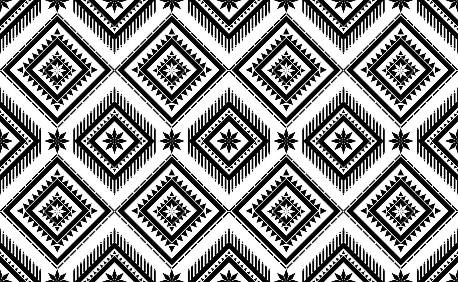 Ethnic geometric seamless pattern. native traditional Design for background,carpet,wallpaper,clothing,wrapping,batic,fabric,vector illustraion.embroidery style. vector