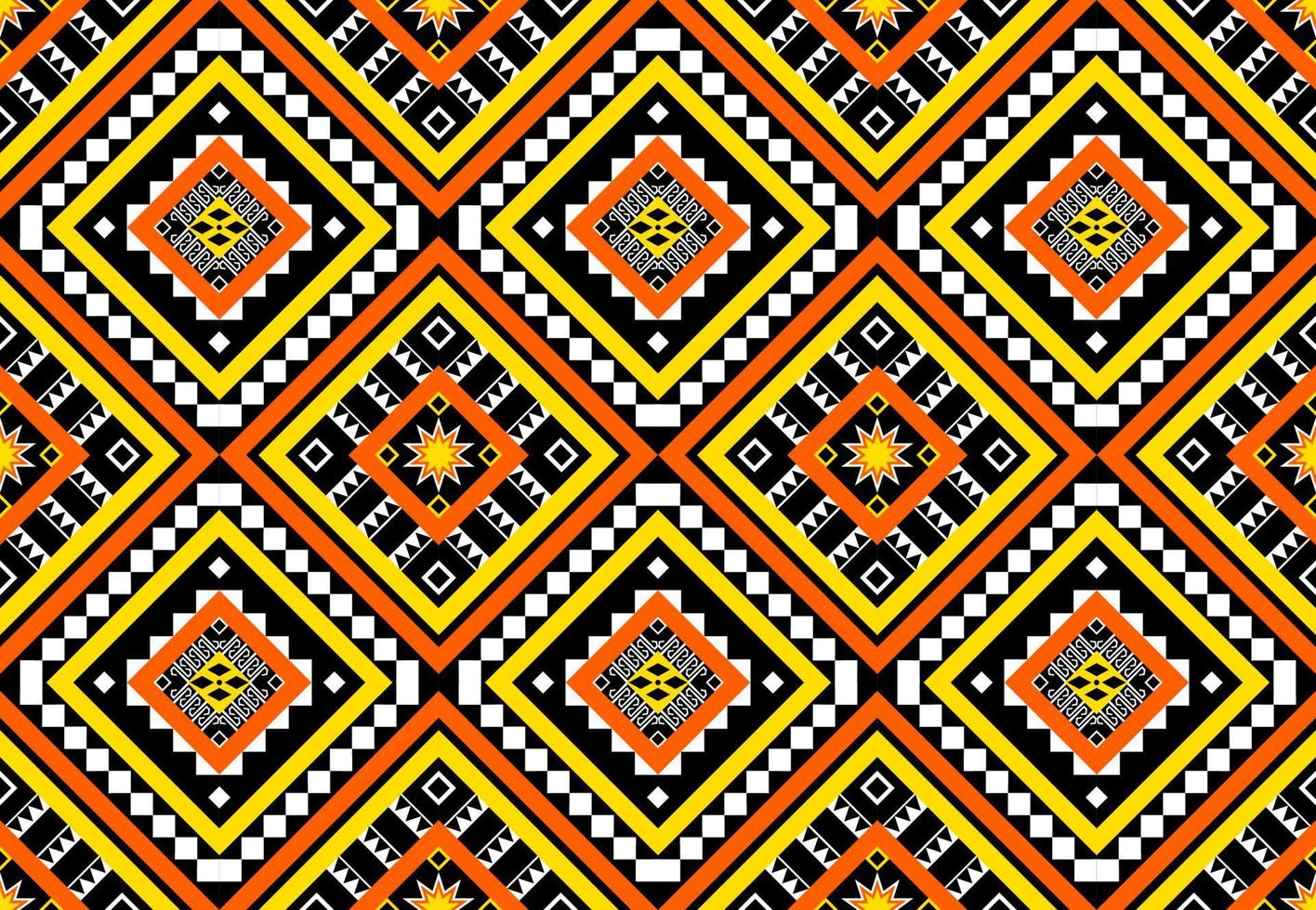 Aztec ethnic seamless pattern. Geometric native traditional. Design for background,carpet,wallpaper,clothing,wrapping,batic,fabric,vector illustraion.embroidery style. vector