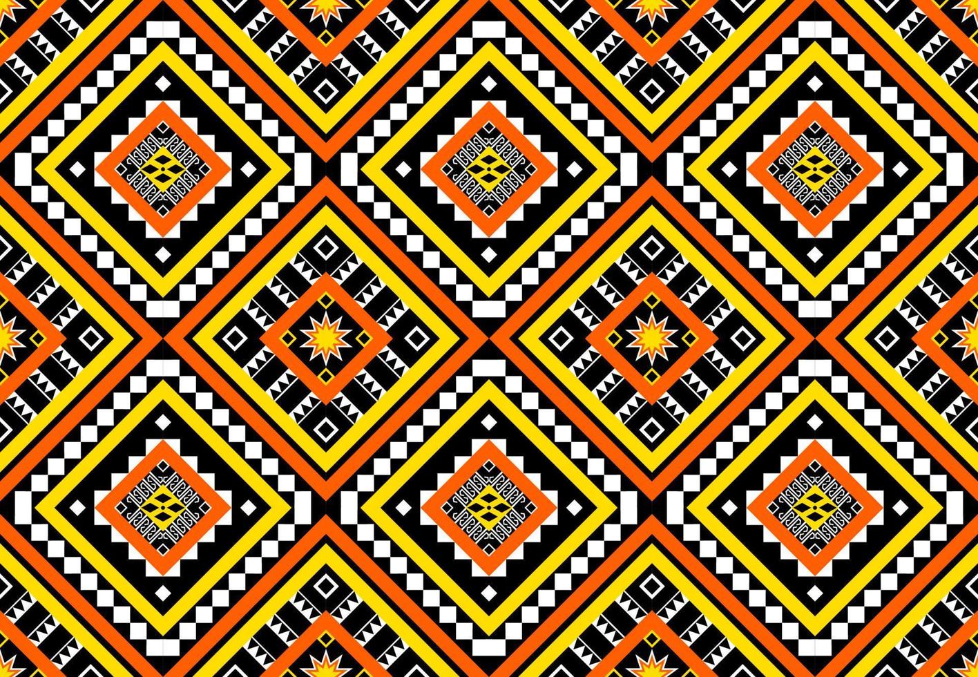 Aztec ethnic seamless pattern. Geometric native traditional. Design for background,carpet,wallpaper,clothing,wrapping,batic,fabric,vector illustraion.embroidery style. vector