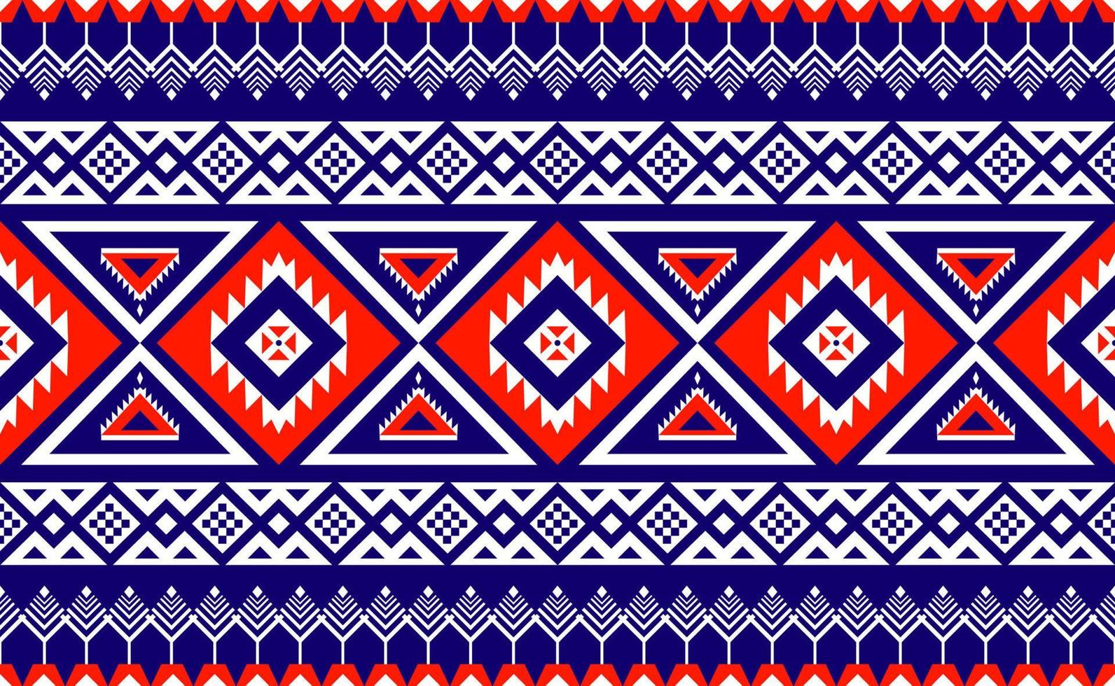 Ethnic geometric seamless pattern. native traditional. Design for background,carpet,wallpaper,clothing,wrapping,batic,fabric,vector illustraion.embroidery style. vector