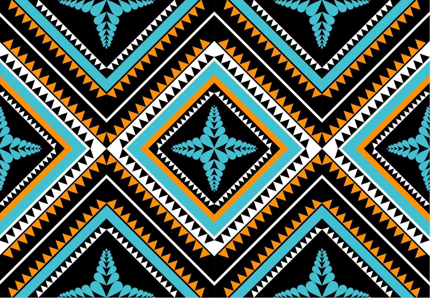 Aztec ethnic seamless pattern. Geometric native traditional. Design for background,carpet,wallpaper,clothing,wrapping,batic,fabric,vector illustraion.embroidery style. vector