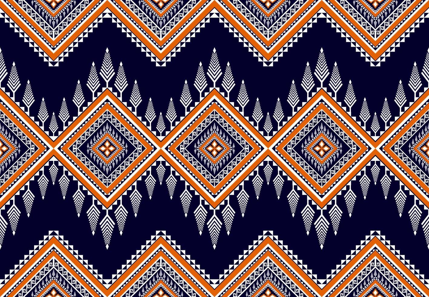 Geometric ethnic seamless pattern. Design for background,carpet,wallpaper,clothing,wrapping,batic,fabric,vector illustraion.embroidery style. vector